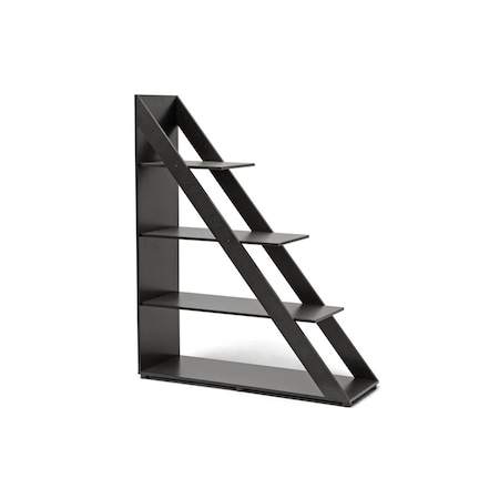 Baxton Studio Psinta Dark Brown Modern Shelving Unit 91-4513